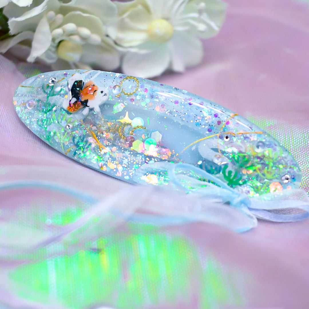 Kingyo Glow Barrette (Oval)