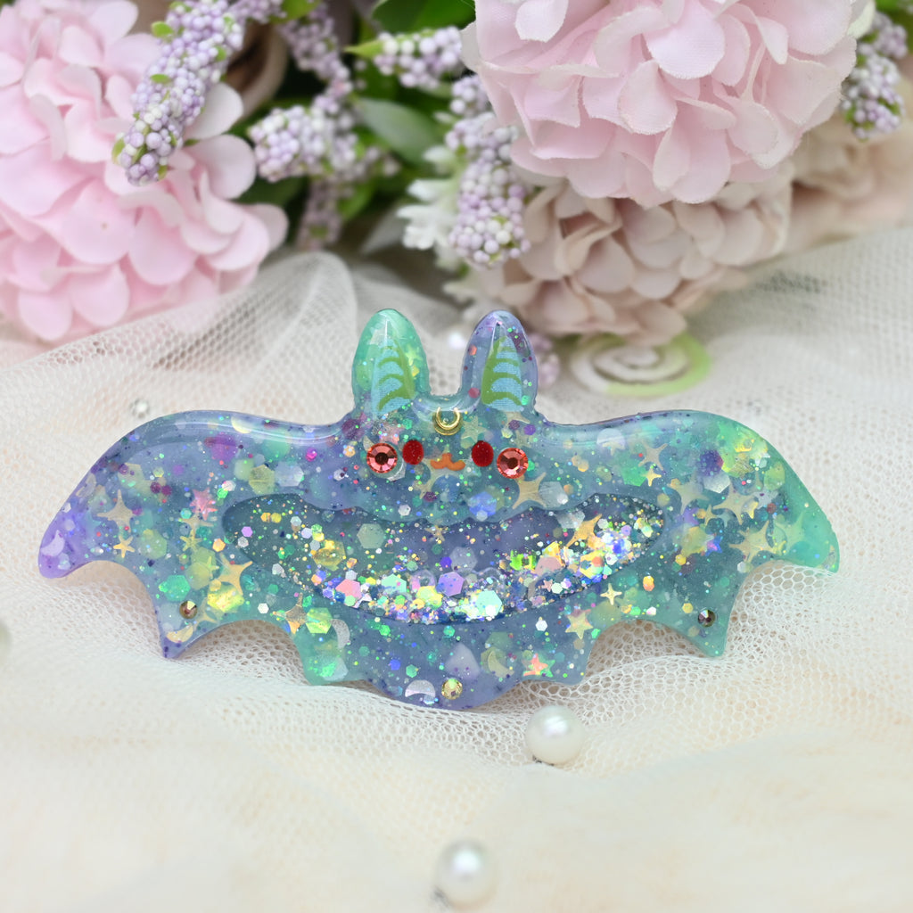 7cm Bat Barrette - Riddle