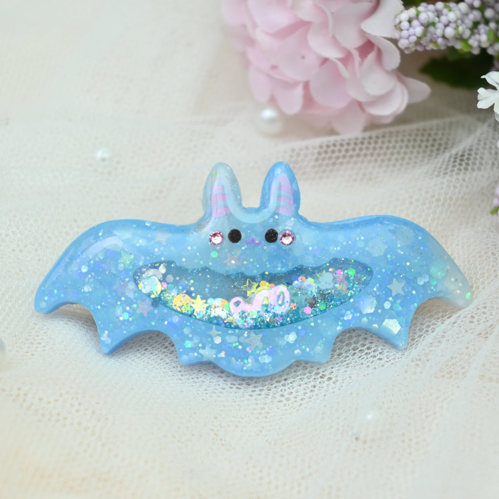 6cm Bat Barrette - Cirrus