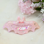 6cm Bat Barrette - Petal