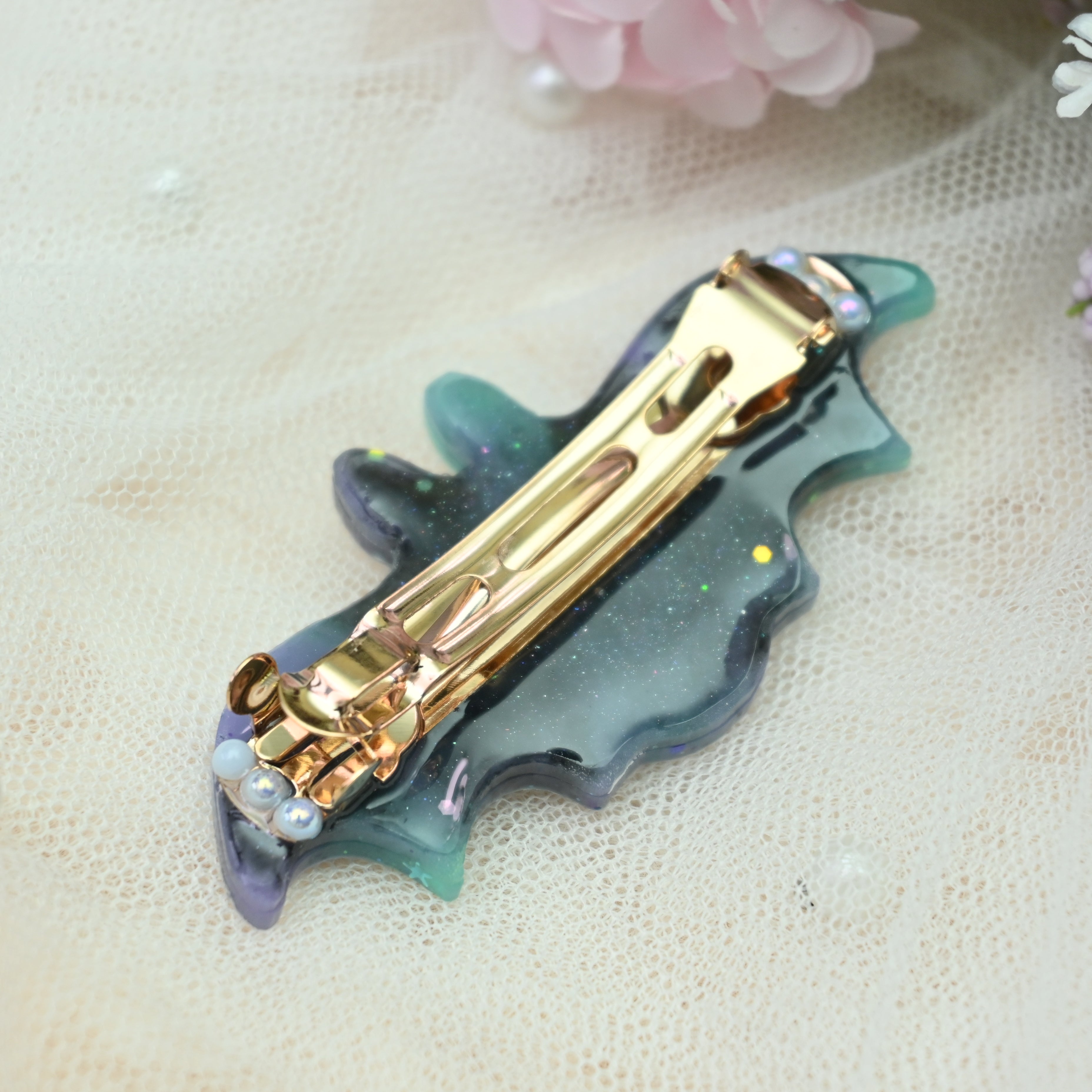 6cm Bat Barrette - Potion