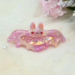 6cm Bat Barrette - Rosette