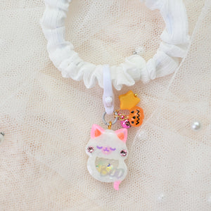 Ghostie Kitty Hairtie - Cottonpuff