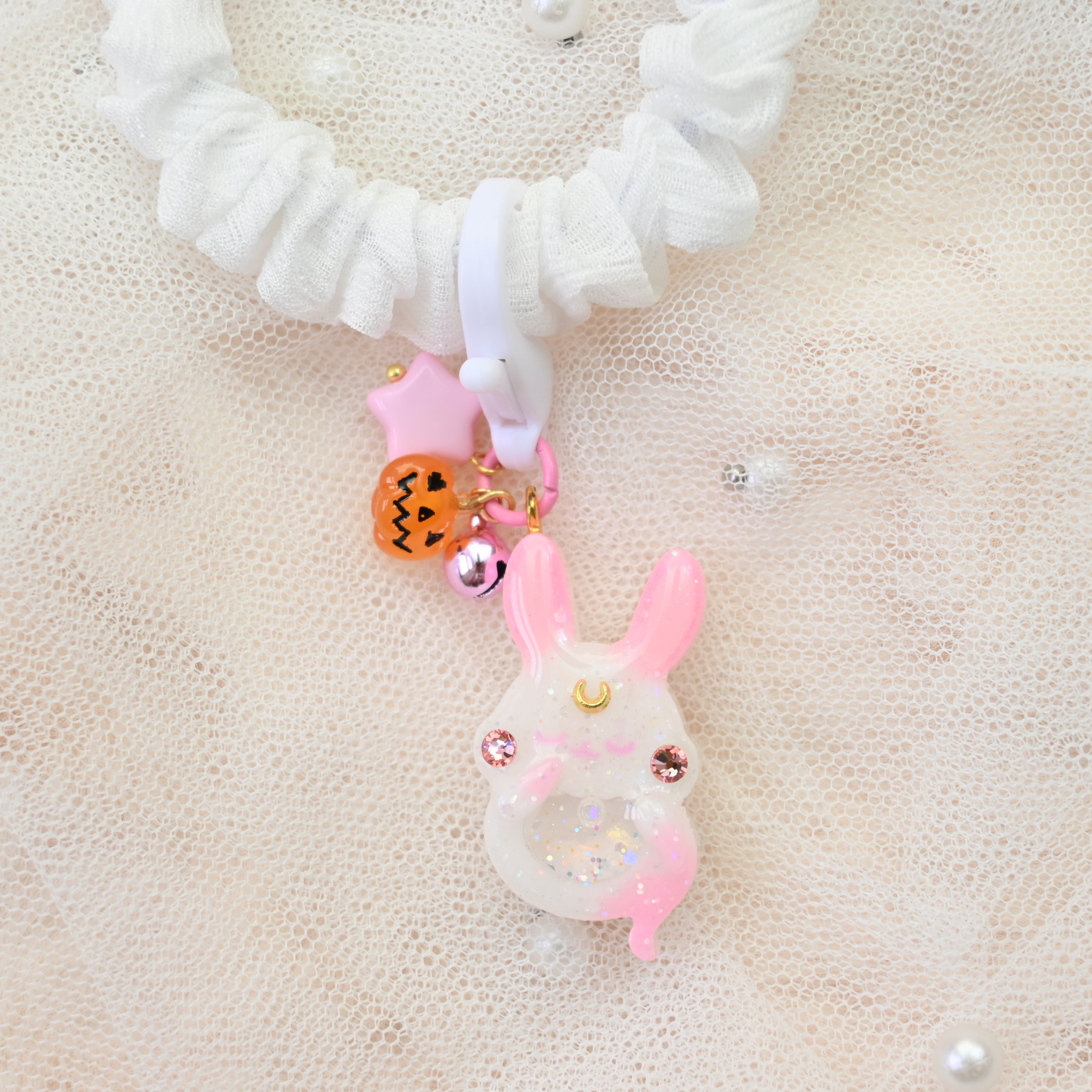 Ghostie Bun Hairtie - Chiffon