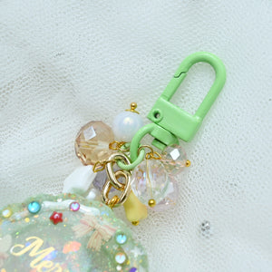 Merry & Bright Circle Wreath Charm