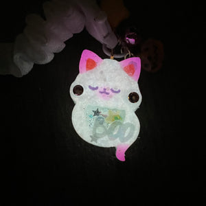 Ghostie Kitty Hairtie - Cottonpuff