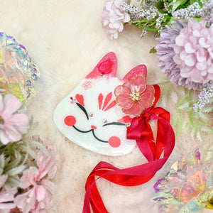 Wireart Peony Kitsune Mask