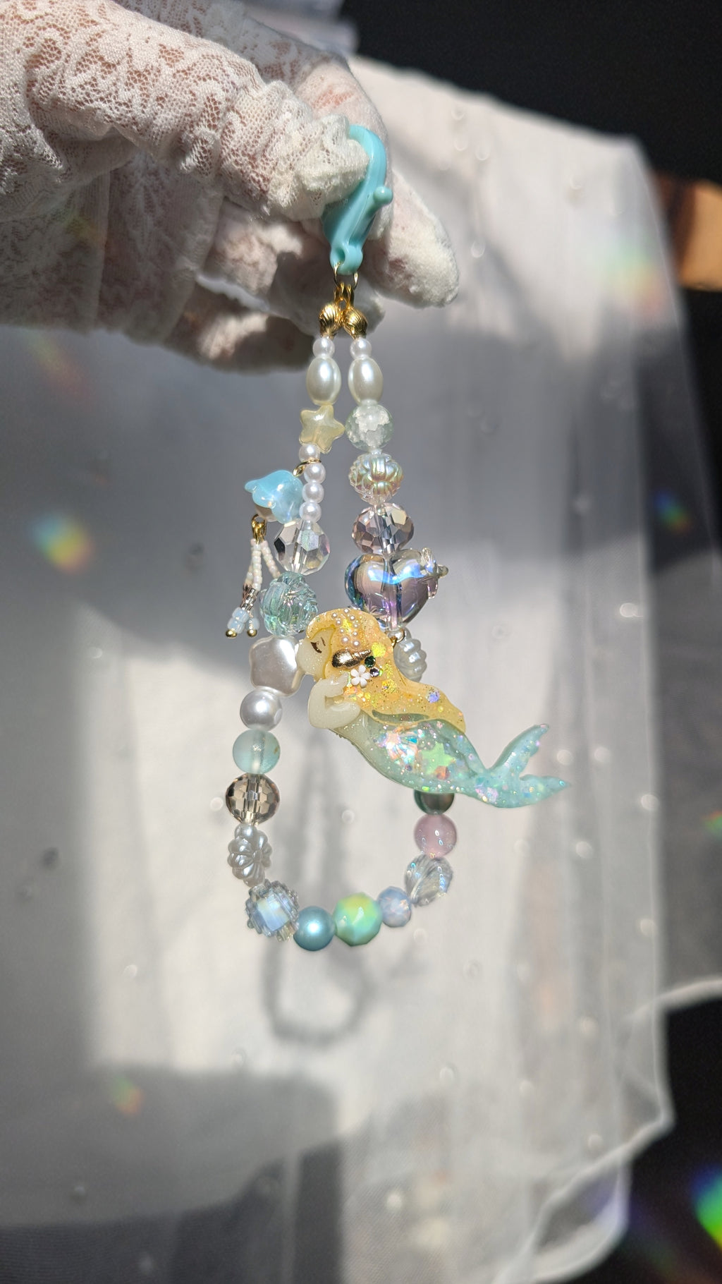 Citrina Mermaid Charm